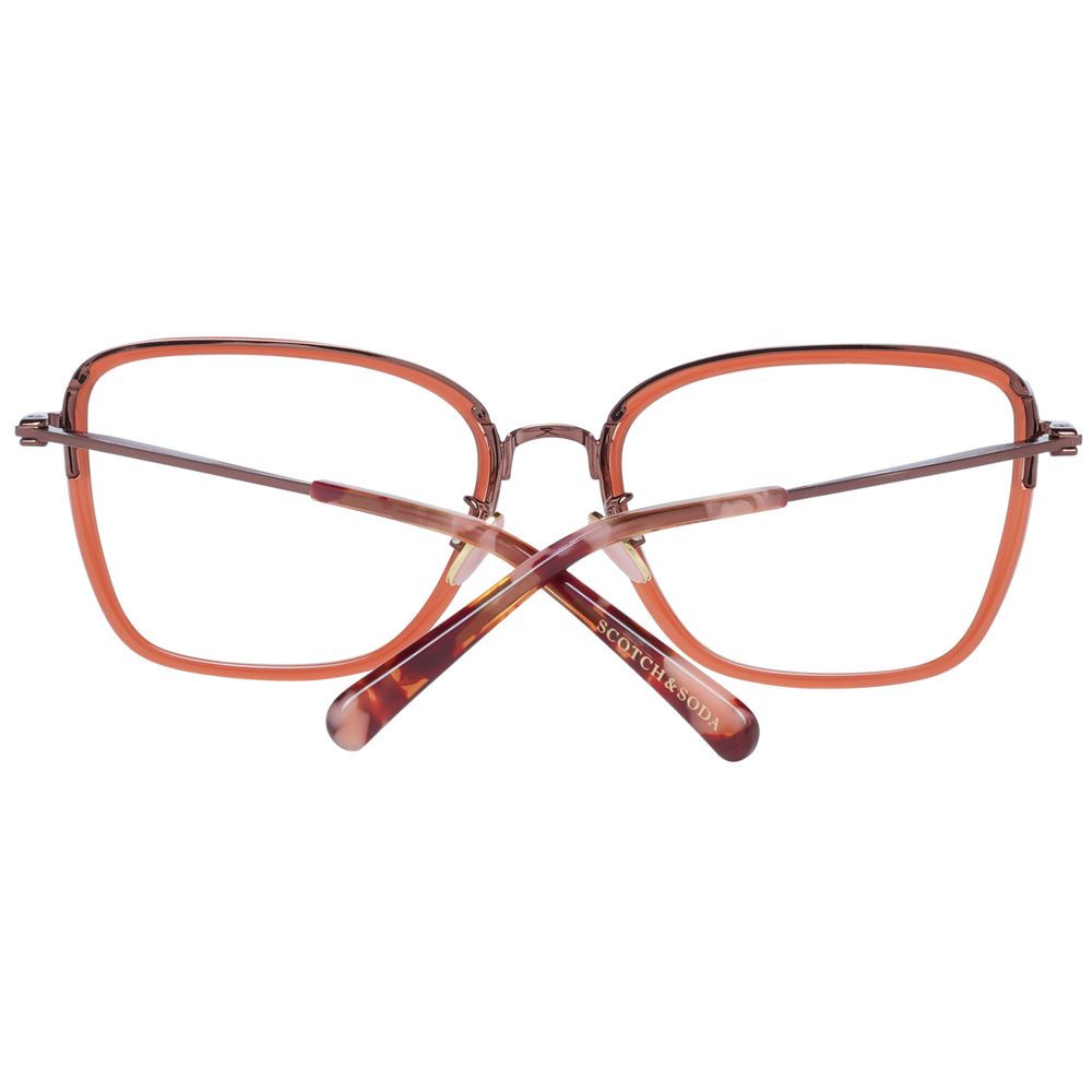 Scotch & Soda Red Metal & Plastic Glasses (Frames) - Qutton