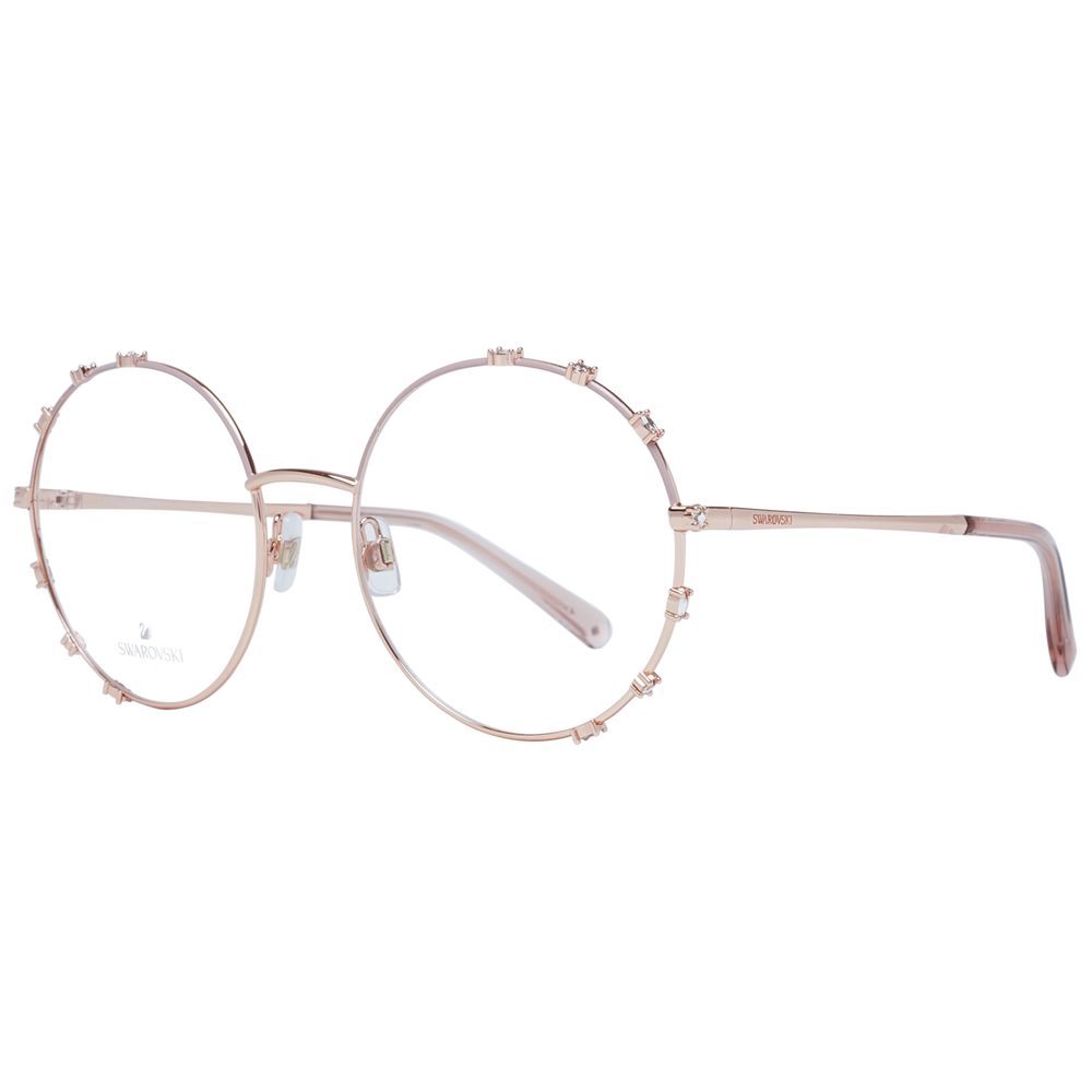 Swarovski Pink Metal Glasses (Frames) - Qutton