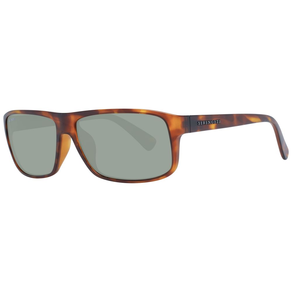 Serengeti Brown Plastic Sunglasses - Qutton