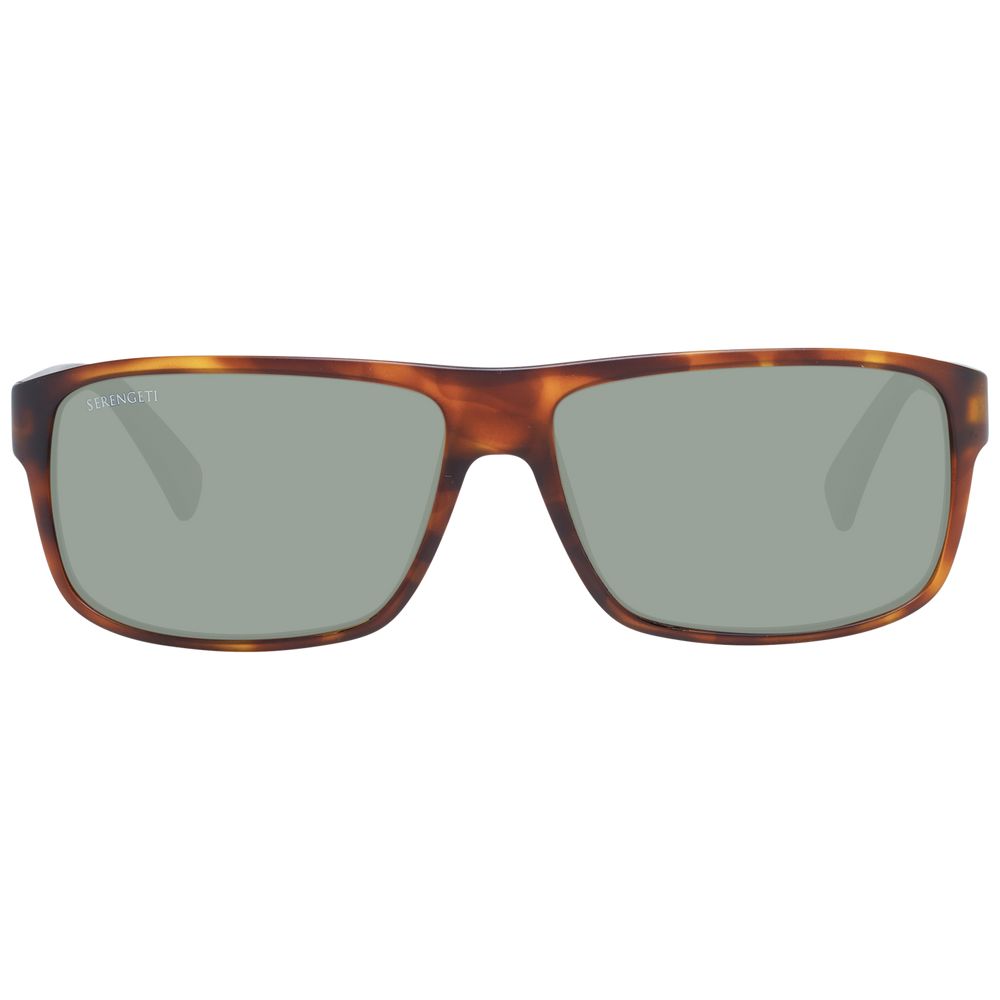 Serengeti Brown Plastic Sunglasses - Qutton