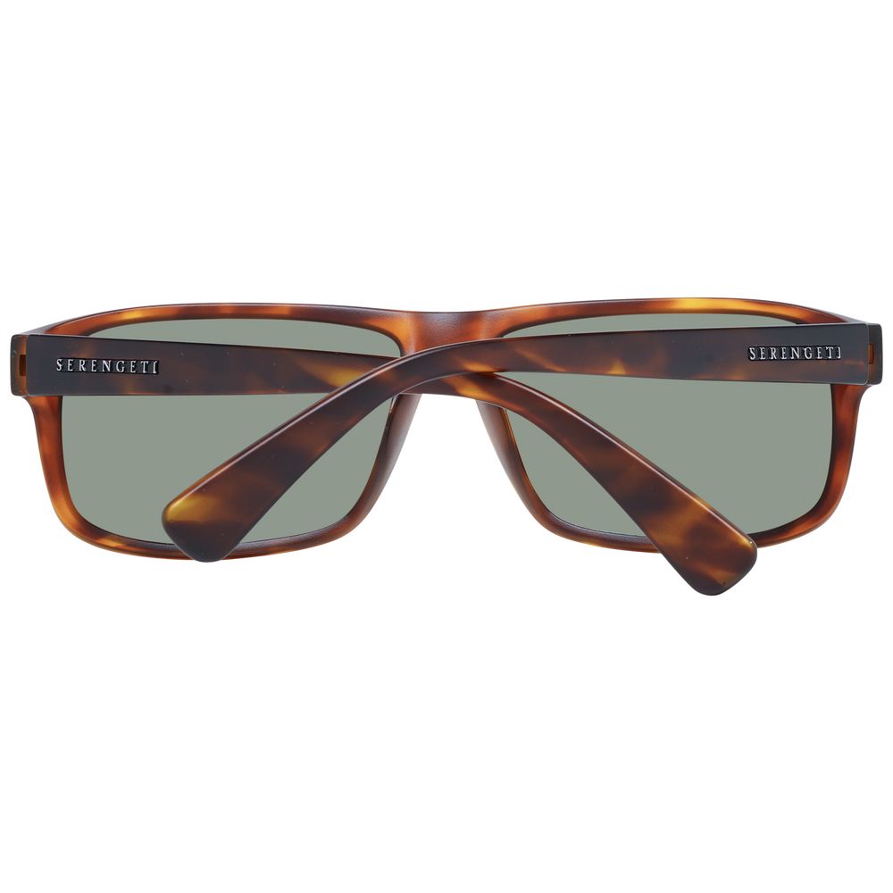 Serengeti Brown Plastic Sunglasses - Qutton