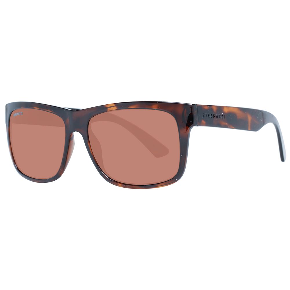 Serengeti Brown Plastic Sunglasses - Qutton