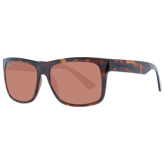Serengeti Brown Plastic Sunglasses - Qutton
