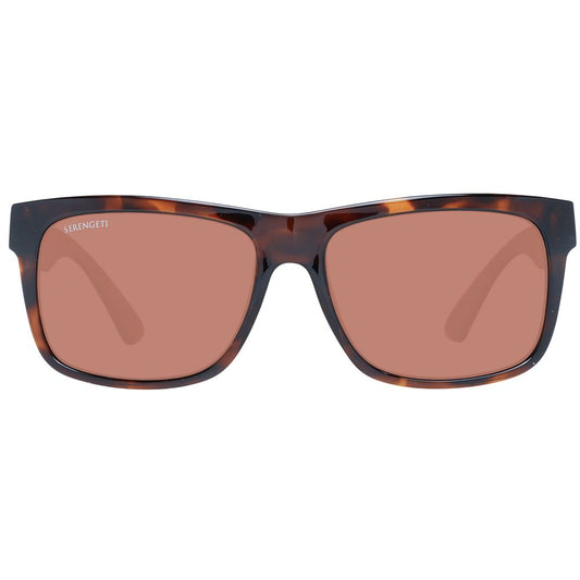 Serengeti Brown Plastic Sunglasses - Qutton