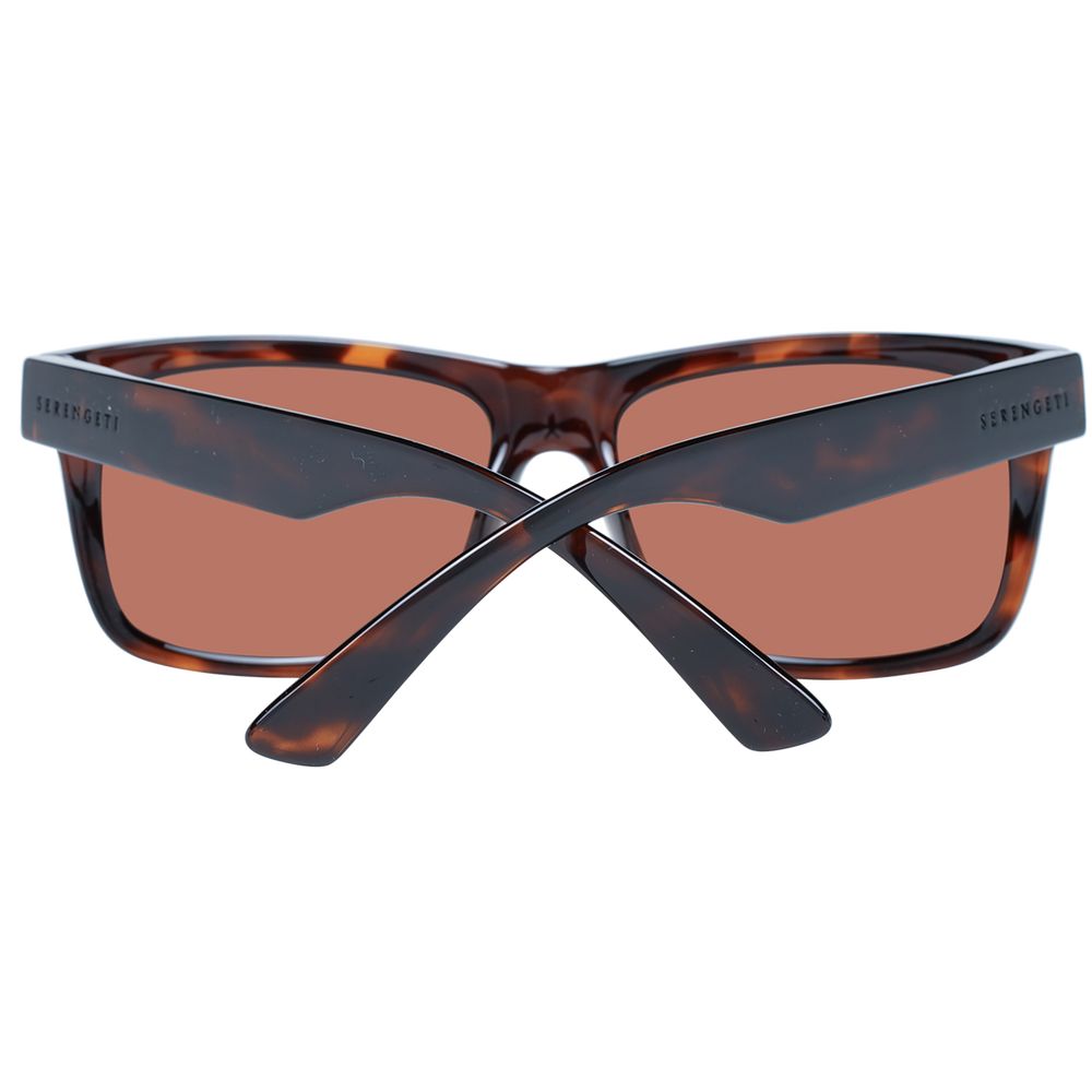 Serengeti Brown Plastic Sunglasses - Qutton
