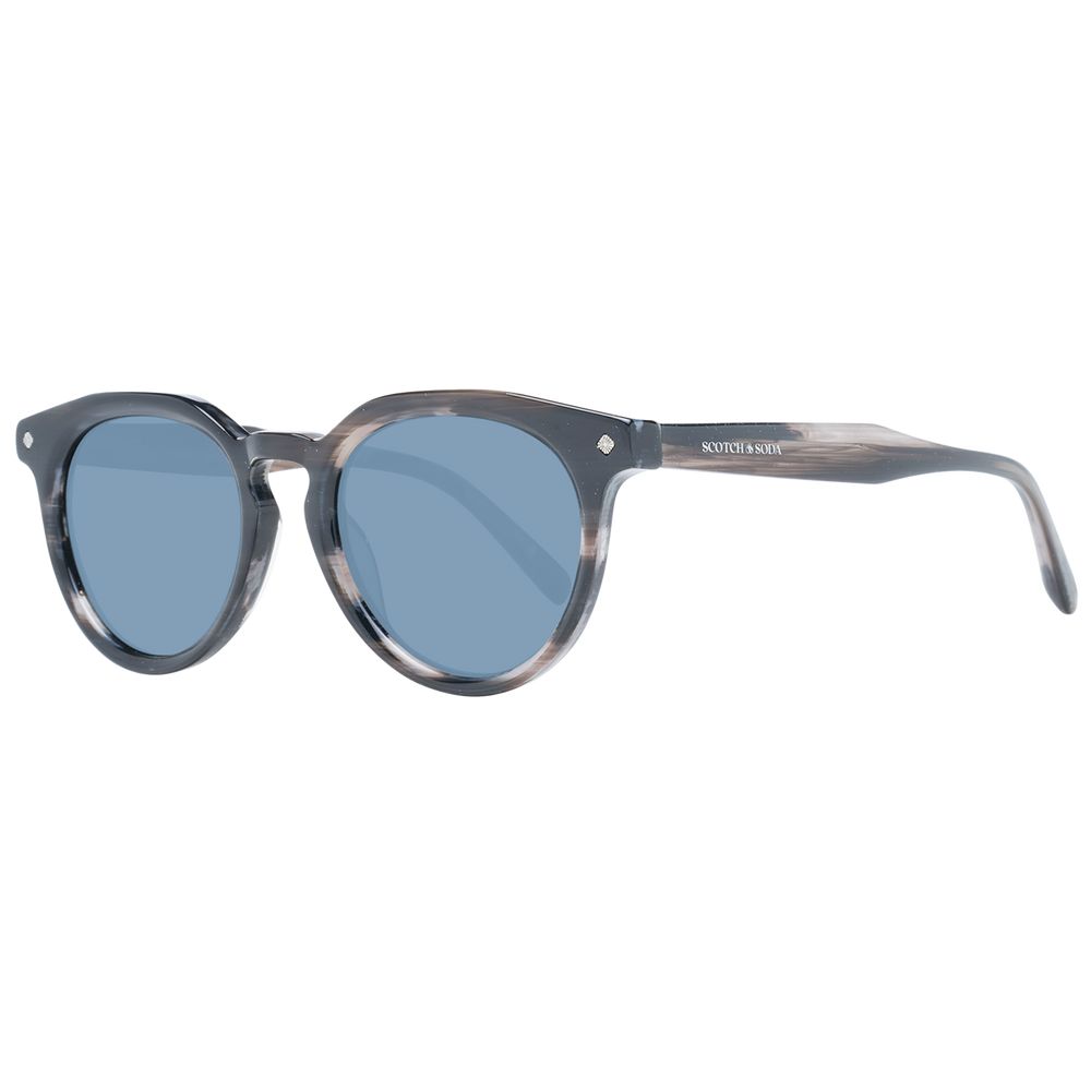 Scotch & Soda Black Renew Acetate Sunglasses - Qutton