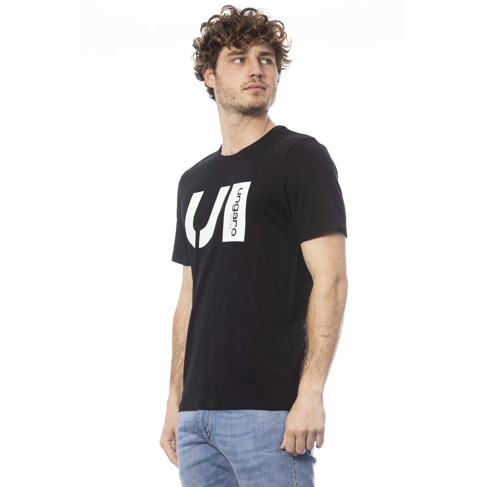 Ungaro Sport Black Cotton Men's T-Shirt