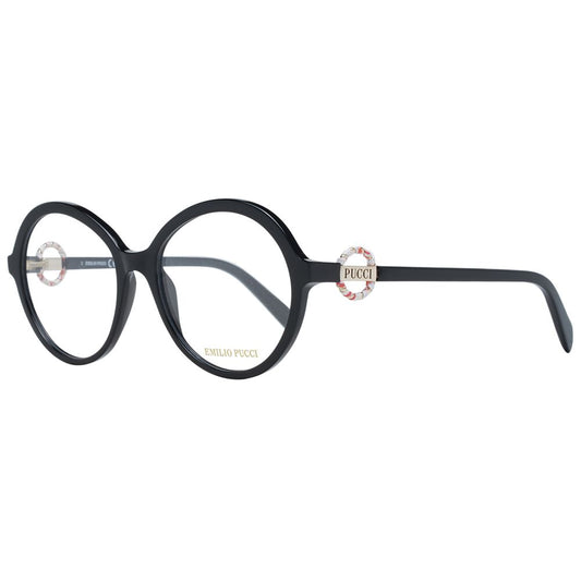 Emilio Pucci Black Plastic Glasses (Frames) - Qutton