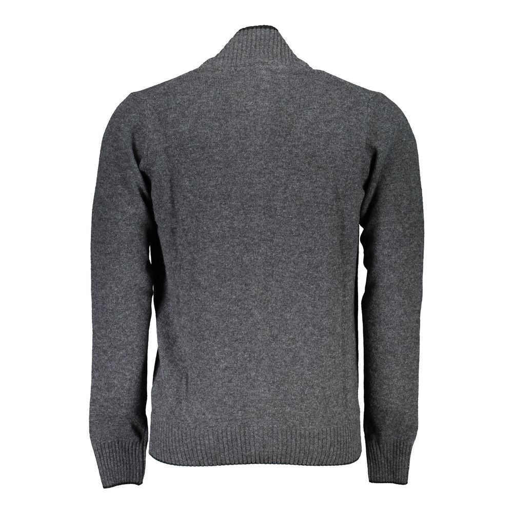 North Sails Gray Polyamide Men Cardigan