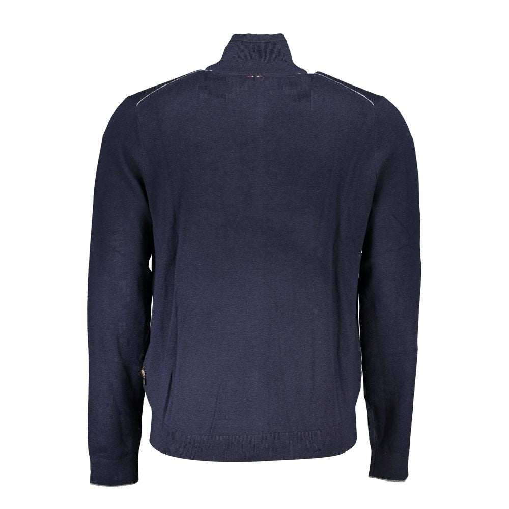 Napapijri Blue Fabric Men Sweater