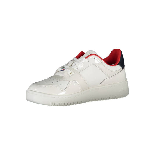 Tommy Hilfiger White Leather Women Sneaker