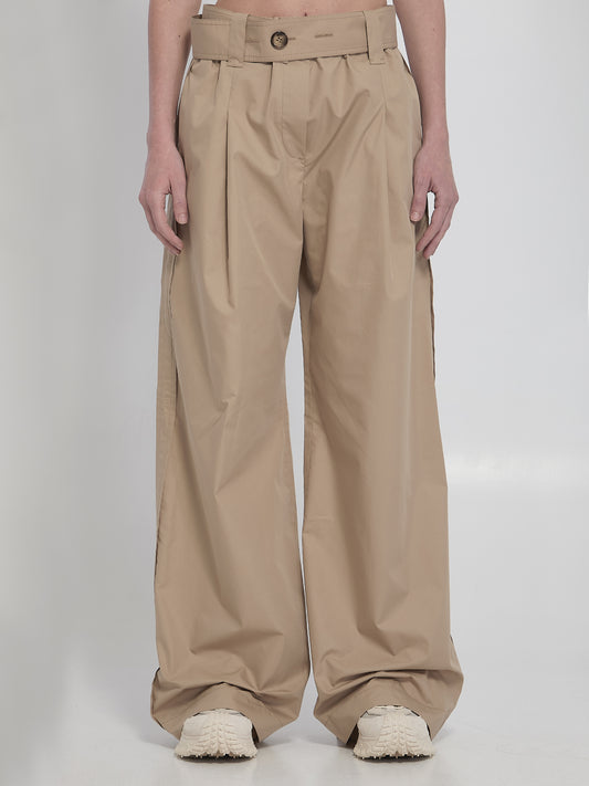 Wide trousers