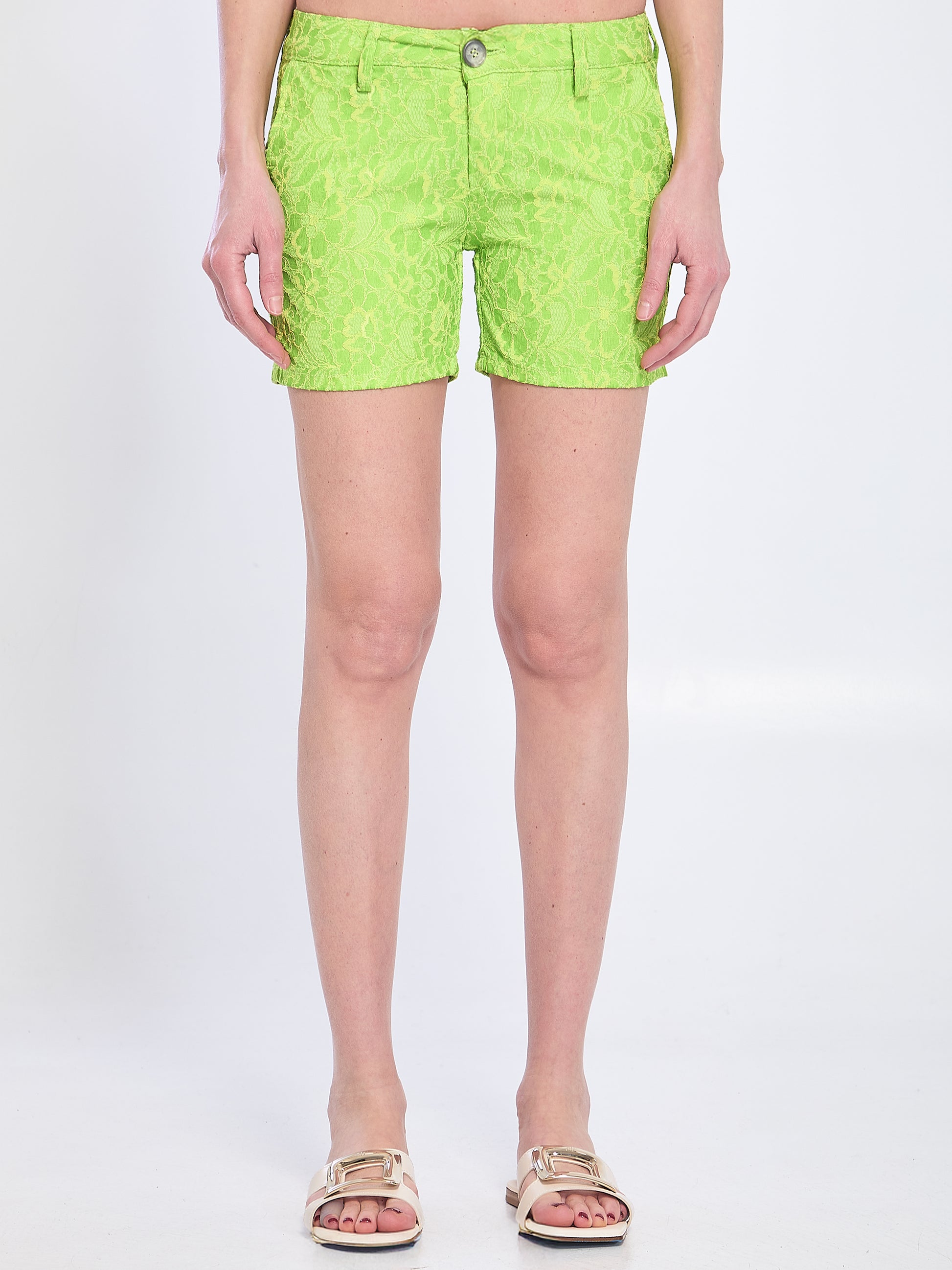 Green shorts