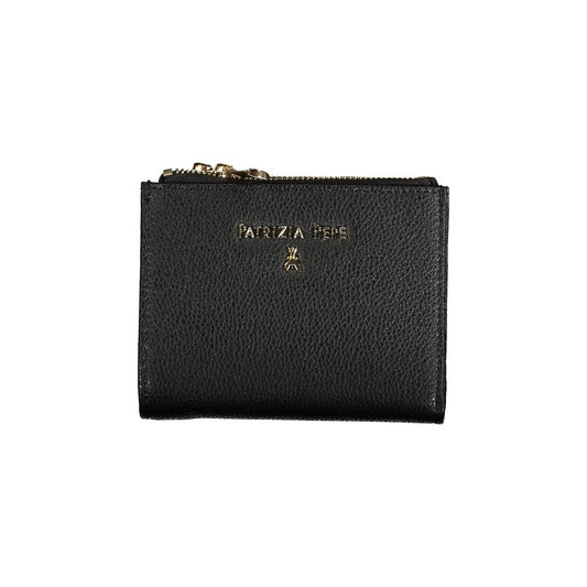 Patrizia Pepe Black Leather Wallet