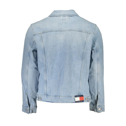 Tommy Hilfiger Light Blue Cotton Jacket