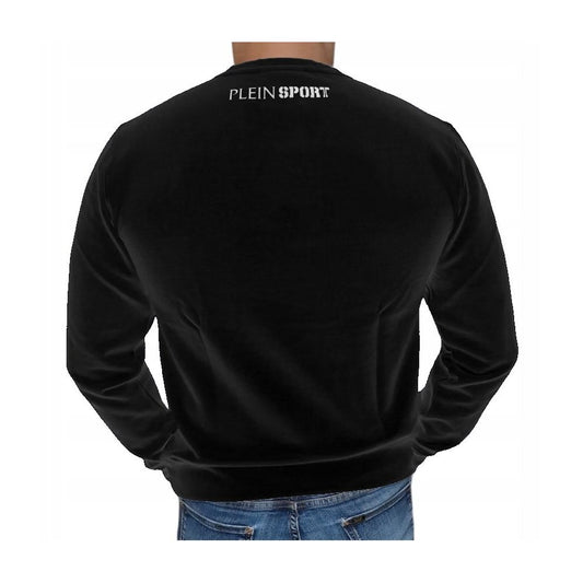 Plein Sport Black Cotton Men Sweater