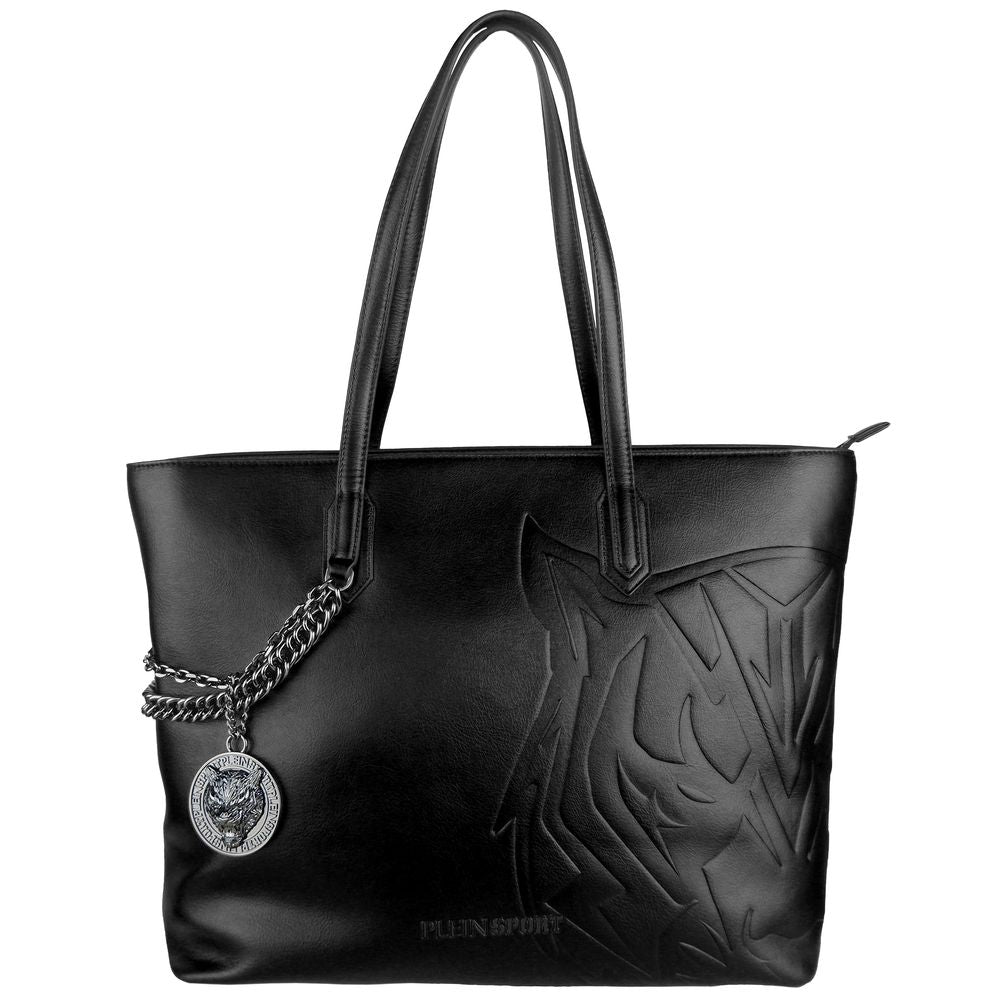 Plein Sport Black Polyethylene Women Shoulder Bag