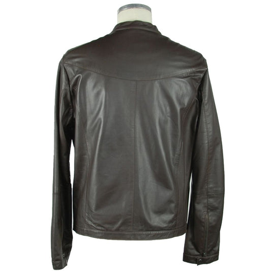 Emilio Romanelli Elegant Leather Jacket