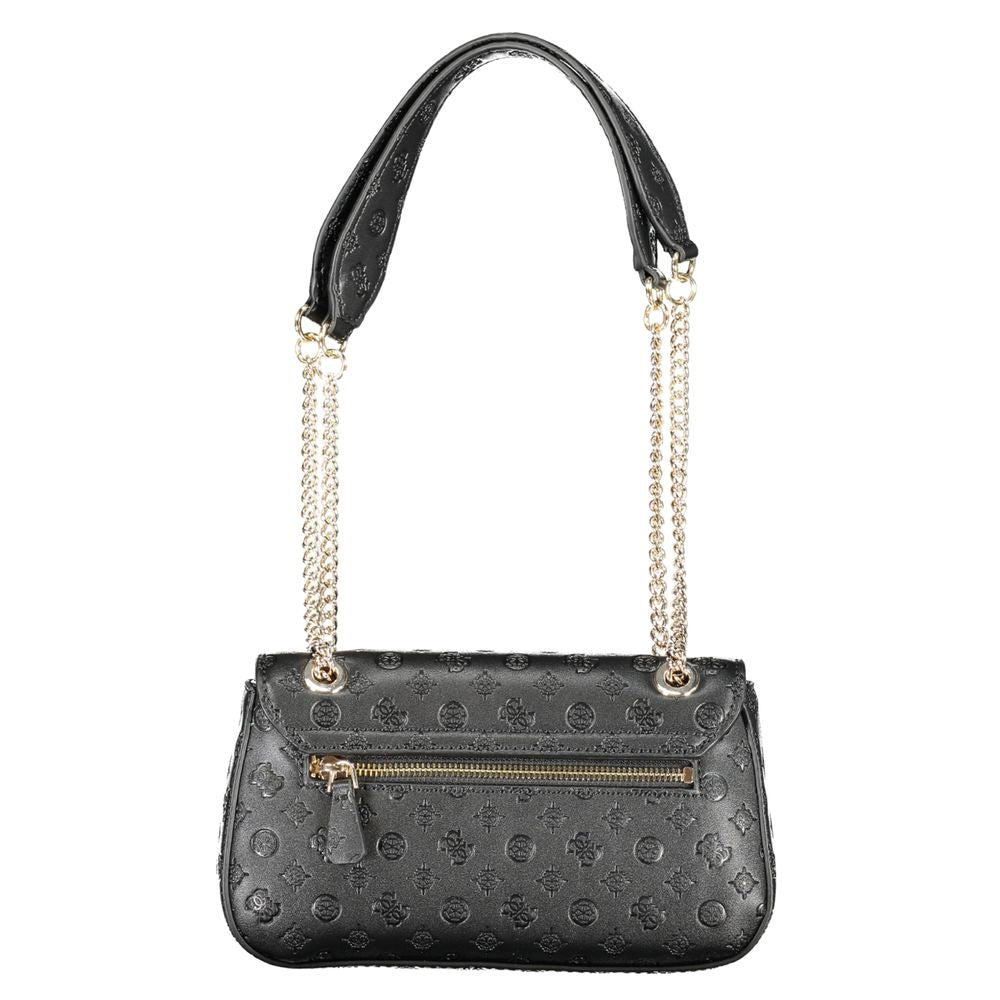 Guess Jeans Black Polyethylene Handbag