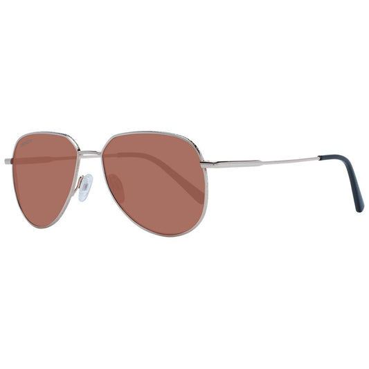 Serengeti Rose Gold Metal Sunglasses