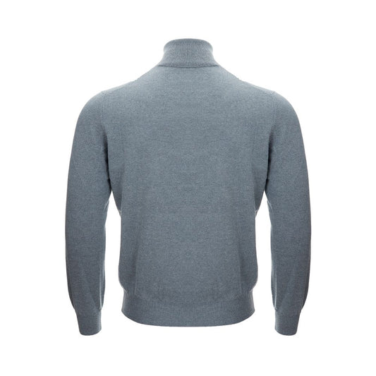 Gran Sasso Elegant Cashmere Gray Men's Sweater