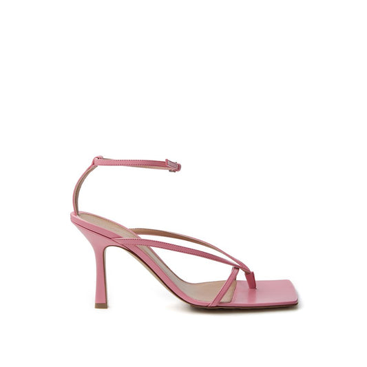 Bottega Veneta Pink Leather Sandal