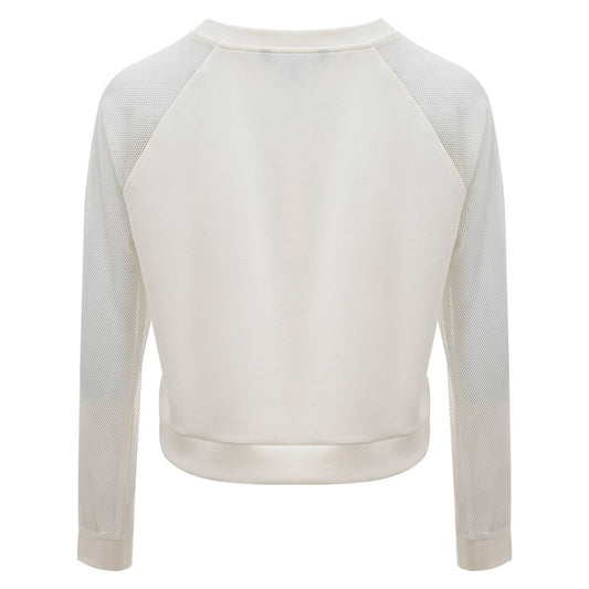 Armani Exchange Elegant White Polyamide Sweater