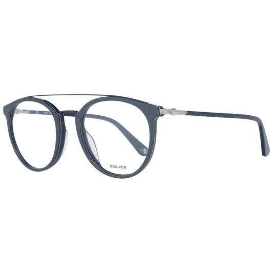 Police Gray Metal & Plastic Glasses (Frames) - Qutton