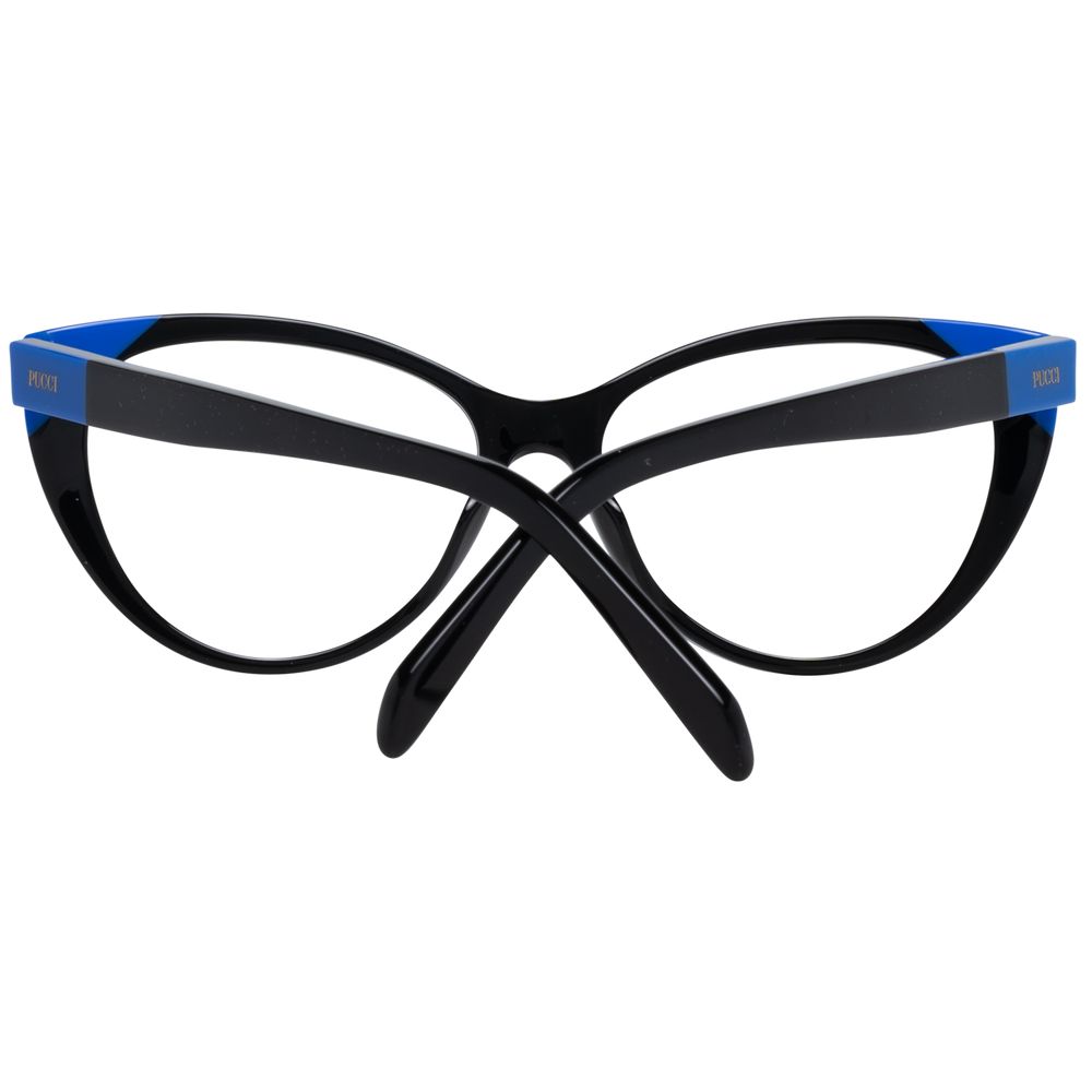 Emilio Pucci Black Plastic Glasses (Frames) - Qutton
