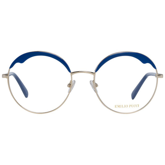 Emilio Pucci Blue Metal & Plastic Glasses (Frames) - Qutton