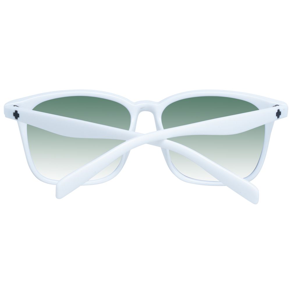 Spy White Plastic Sunglasses