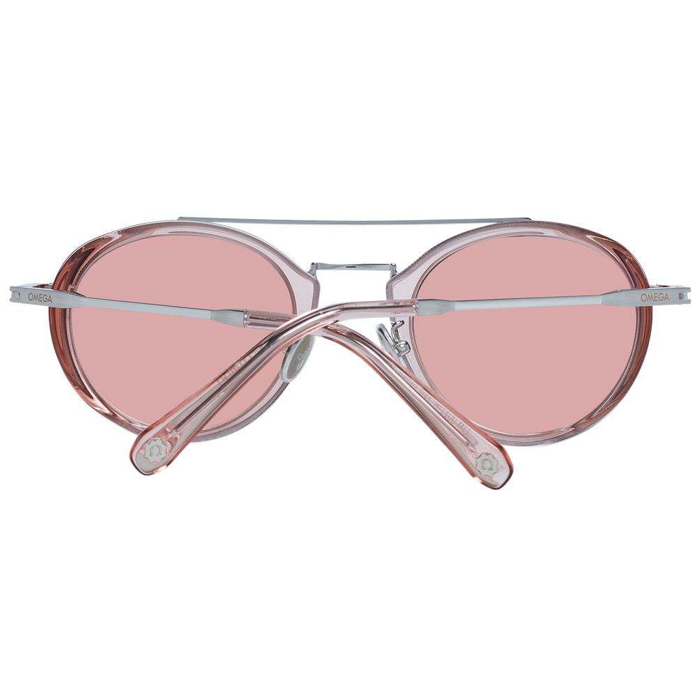 Omega Pink Metal Sunglasses - Qutton