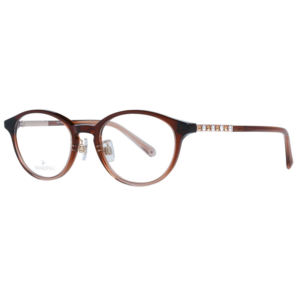 Swarovski Brown Plastic Glasses (Frames) - Qutton