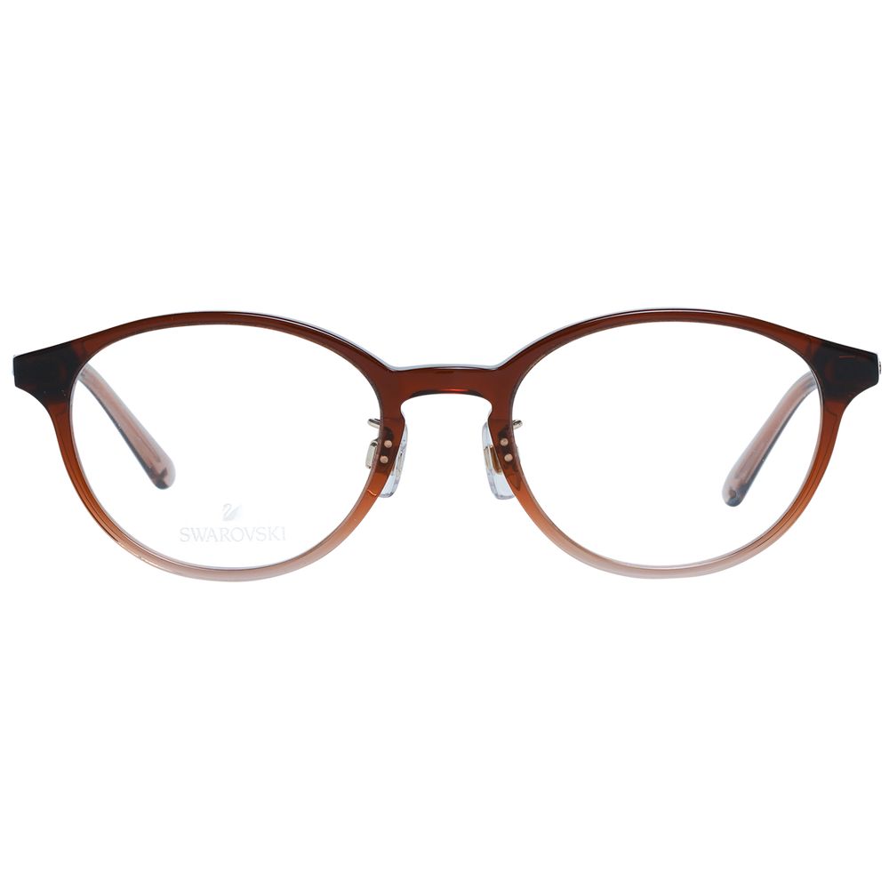 Swarovski Brown Plastic Glasses (Frames) - Qutton