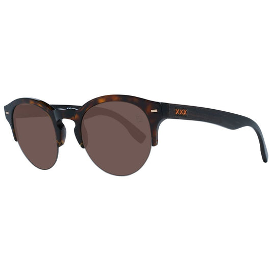 Zegna Couture Brown Men Sunglasses