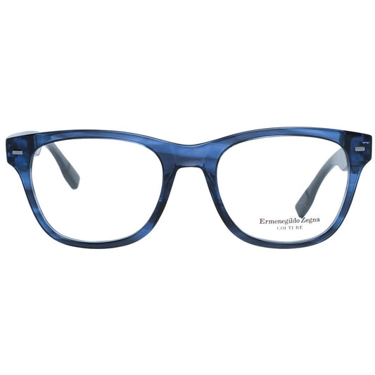 Ermenegildo Zegna Blue Plastic Glasses (Frames) - Qutton