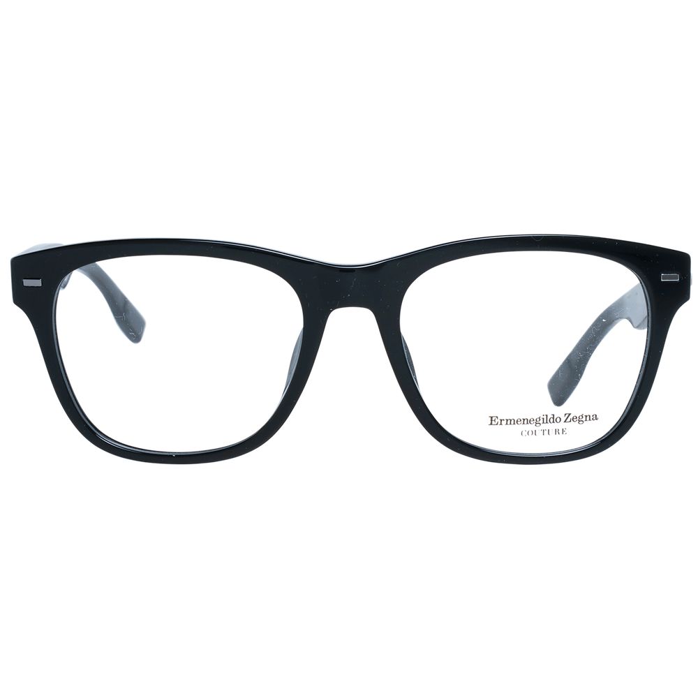Ermenegildo Zegna Black Plastic Glasses (Frames) - Qutton