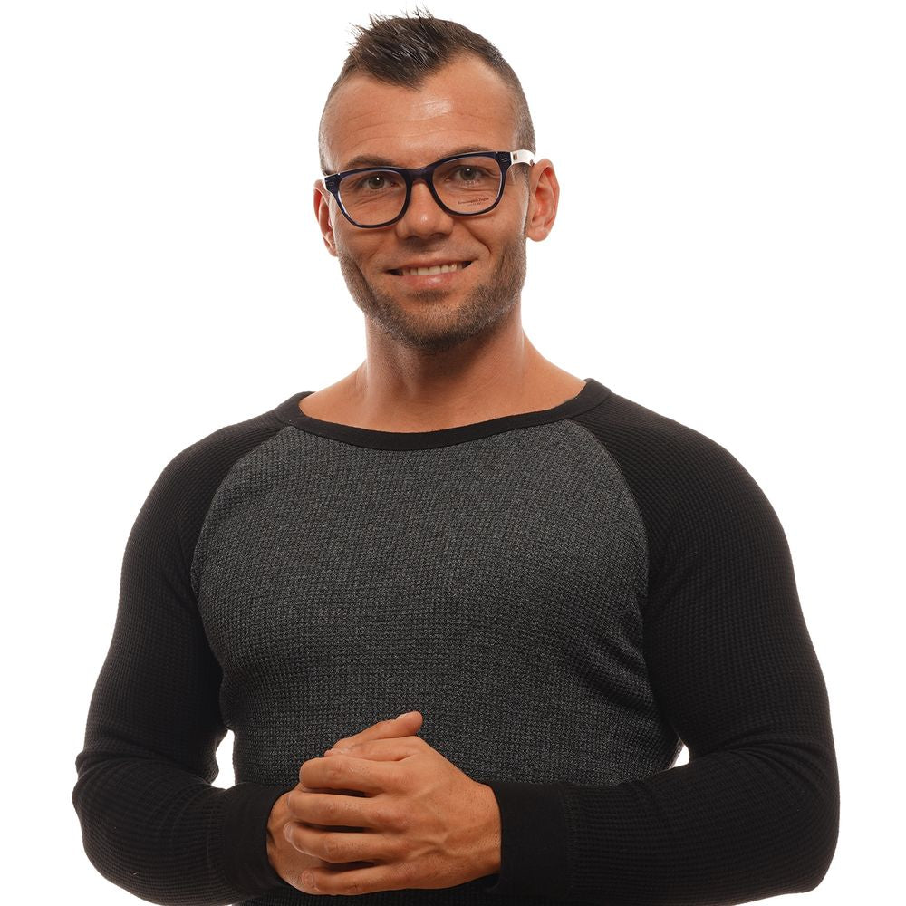 Ermenegildo Zegna Blue Plastic Glasses (Frames) - Qutton