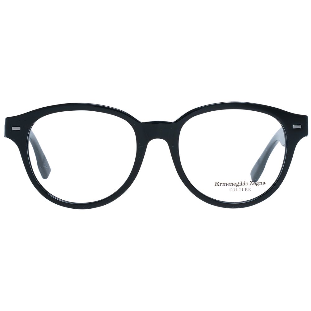 Ermenegildo Zegna Black Plastic Glasses (Frames) - Qutton
