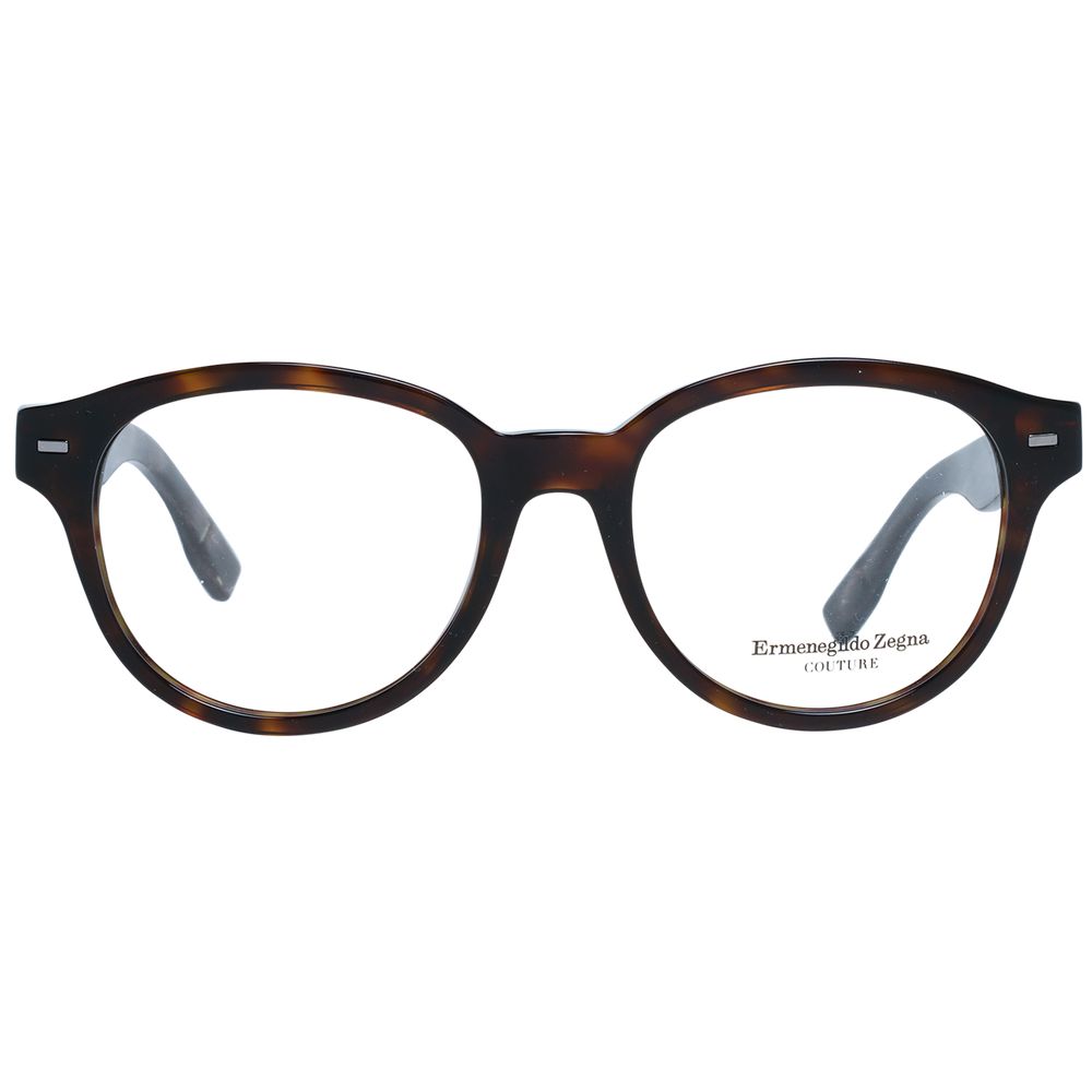 Ermenegildo Zegna Brown Plastic Glasses (Frames) - Qutton