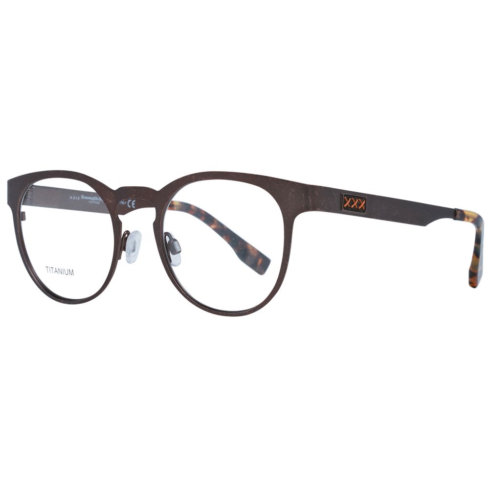 Ermenegildo Zegna Bronze Titanium Glasses (Frames) - Qutton
