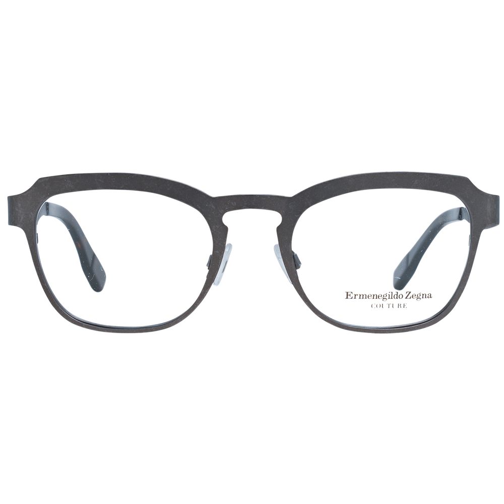 Ermenegildo Zegna Gray Titanium Glasses (Frames) - Qutton