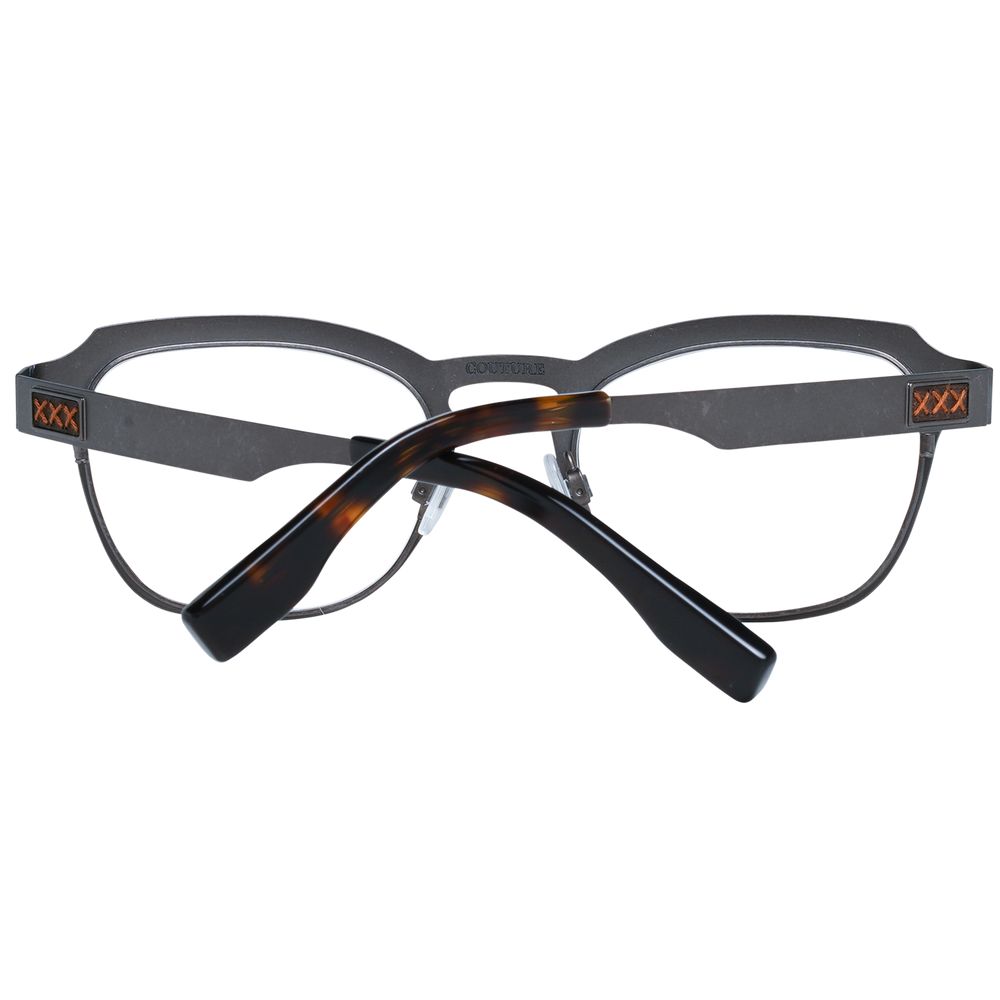 Ermenegildo Zegna Gray Titanium Glasses (Frames) - Qutton