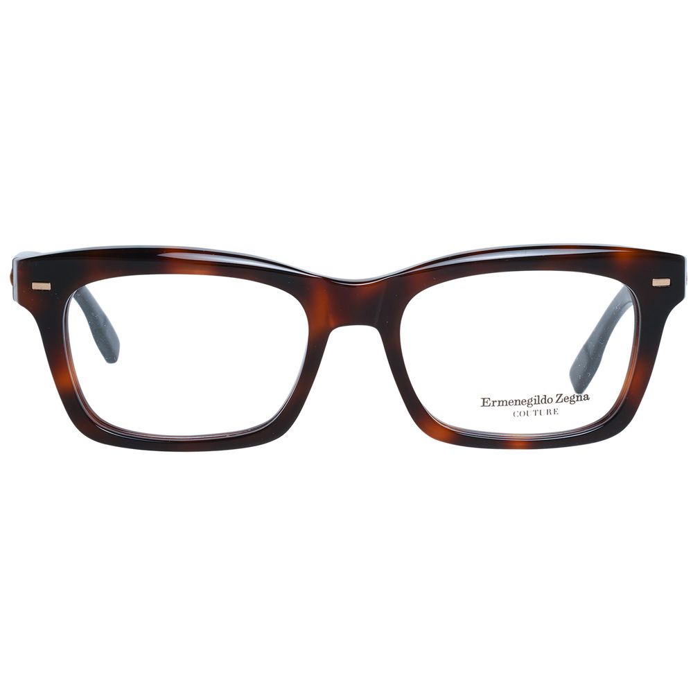 Ermenegildo Zegna Brown Plastic Glasses (Frames) - Qutton