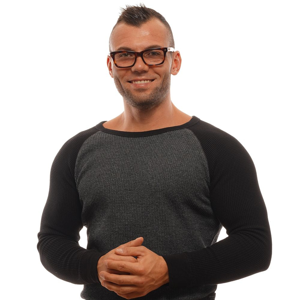Ermenegildo Zegna Brown Plastic Glasses (Frames) - Qutton