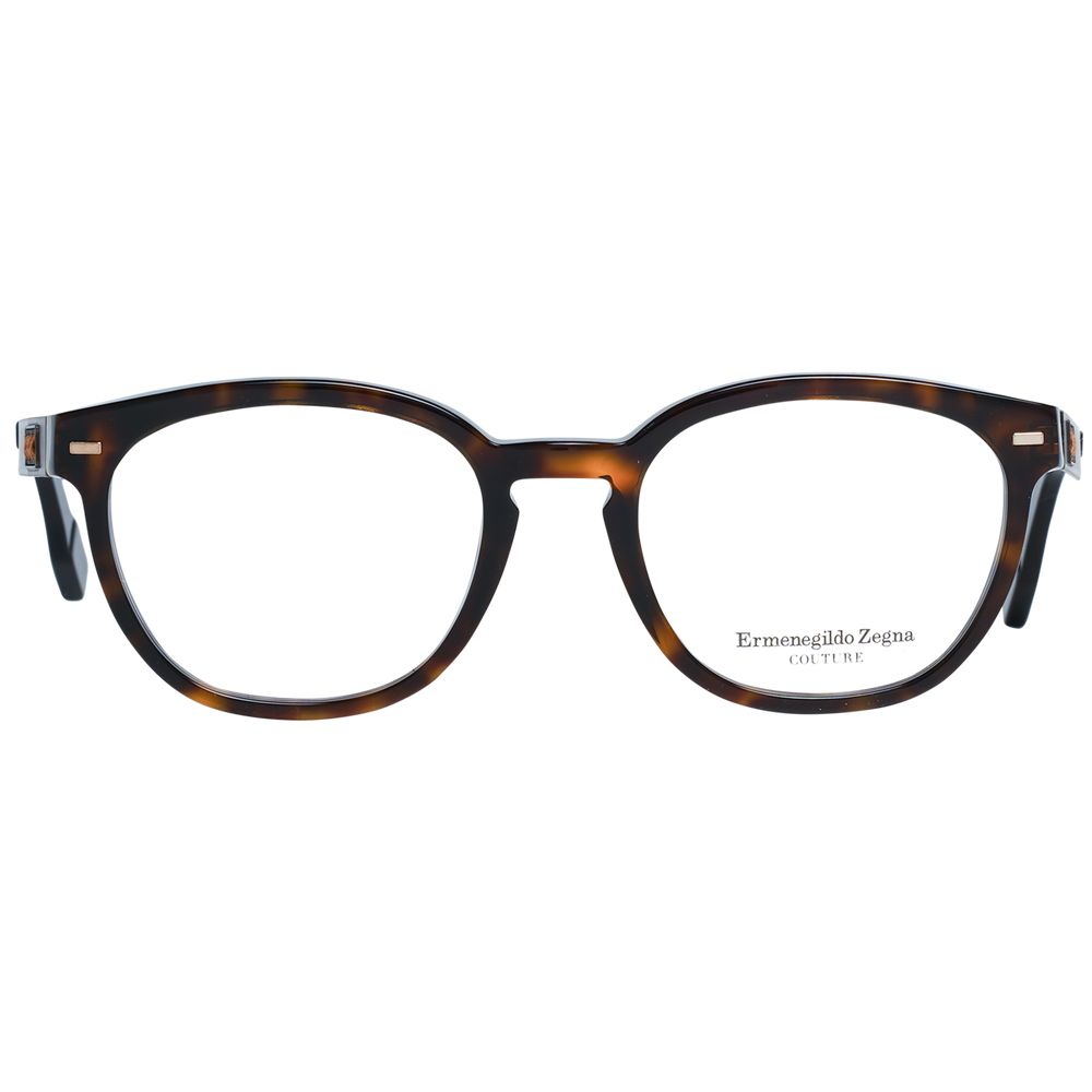Ermenegildo Zegna Brown Plastic Glasses (Frames) - Qutton