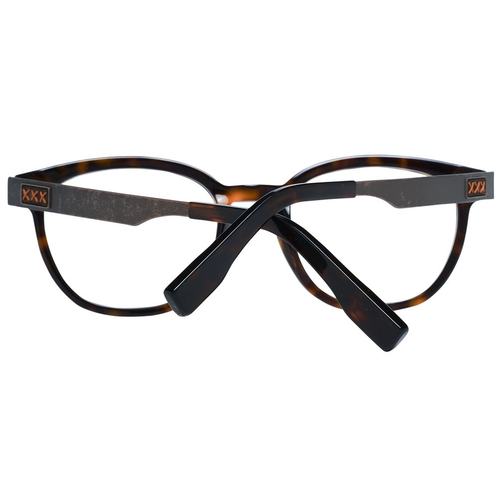 Ermenegildo Zegna Brown Plastic Glasses (Frames) - Qutton