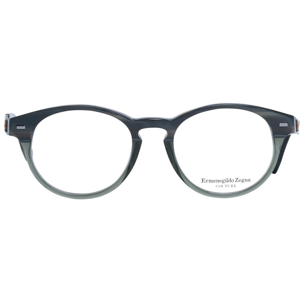 Ermenegildo Zegna Gray Plastic Glasses (Frames) - Qutton