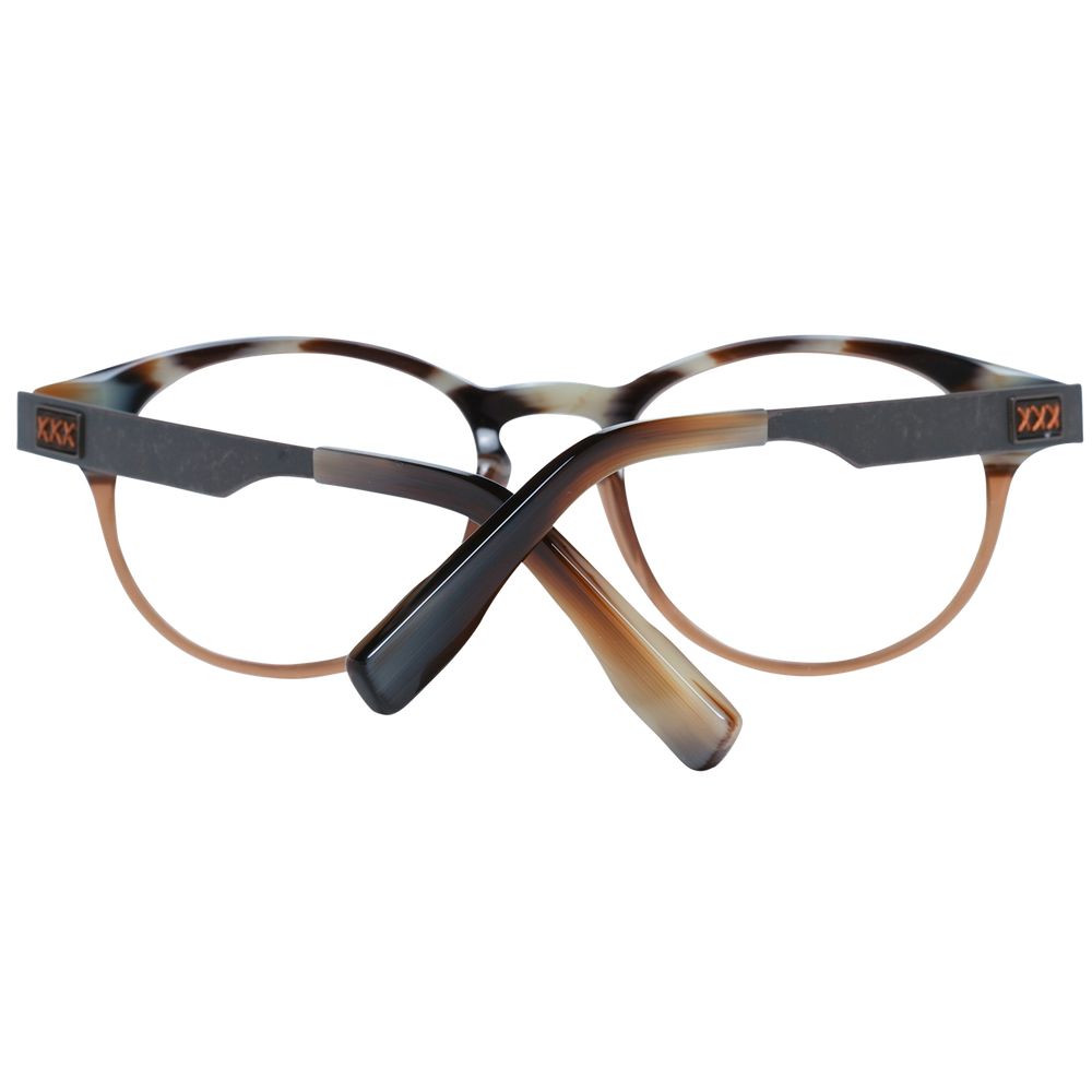 Ermenegildo Zegna Brown Plastic Glasses (Frames) - Qutton