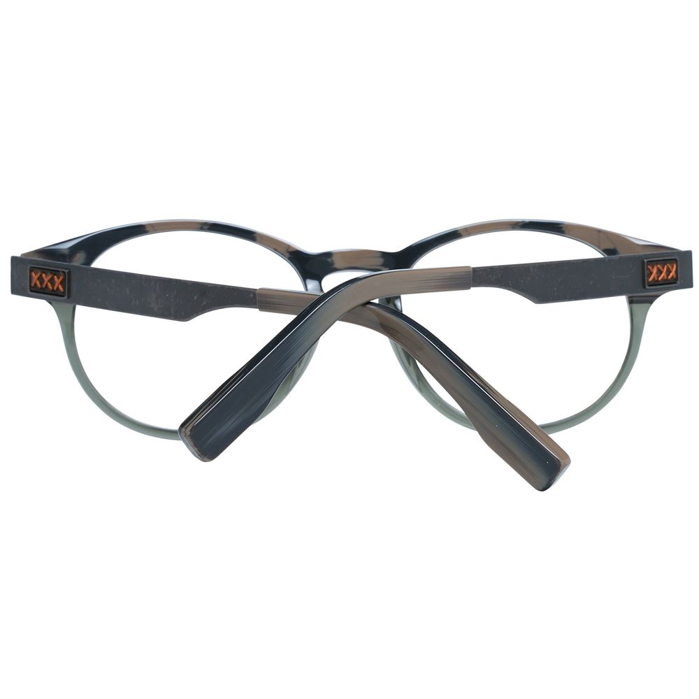 Ermenegildo Zegna Gray Plastic Glasses (Frames) - Qutton